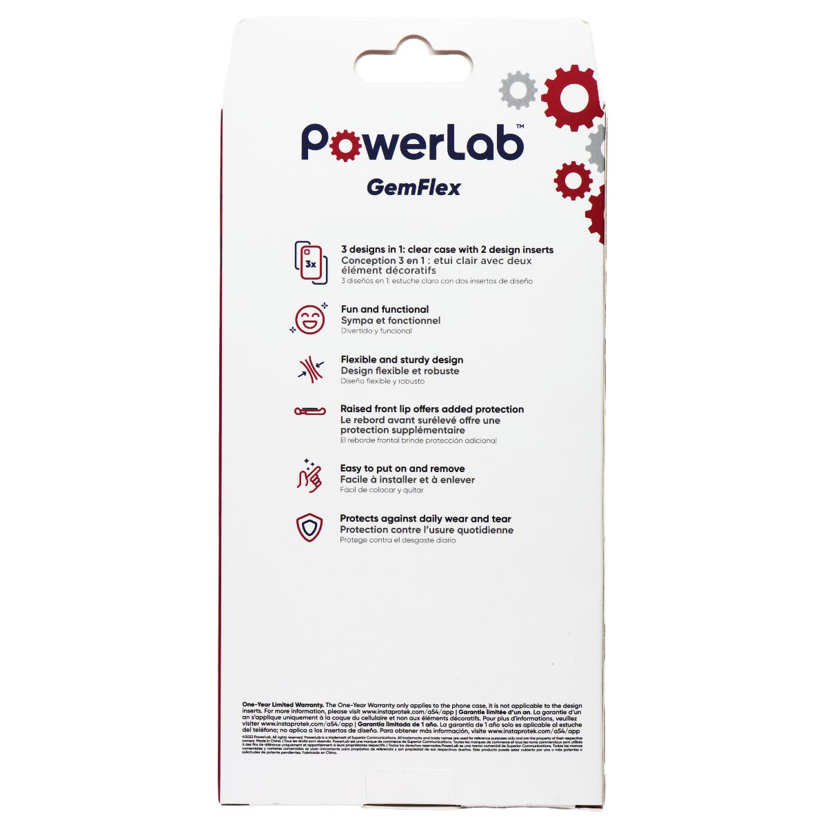 PowerLab GemFlex Case for Motorola Moto G 5G (2023) - Clear Cell Phone - Cases, Covers & Skins PowerLab - Simple Cell Bulk Wholesale Pricing - USA Seller