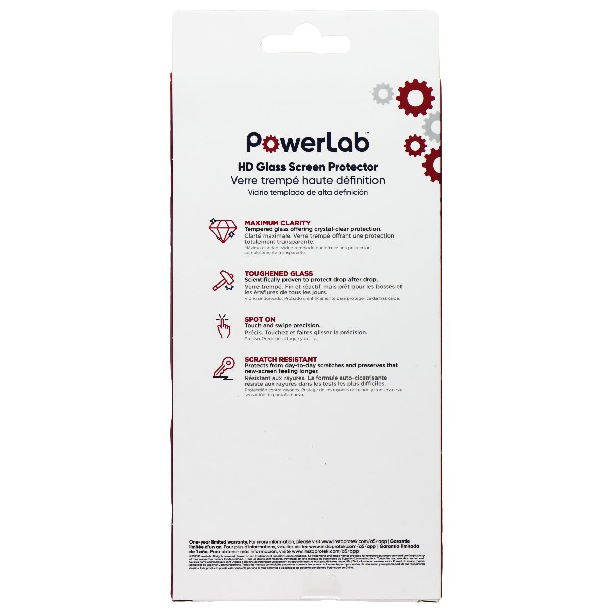 PowerLab HD Glass Screen Protector for Google Pixel 6a Cell Phone - Screen Protectors PowerLab - Simple Cell Bulk Wholesale Pricing - USA Seller