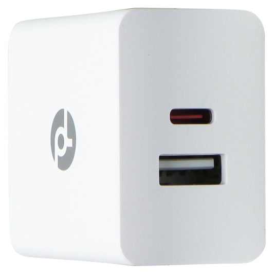 PowerLab 32W USB-C / USB-A Wall Charger with Power Delivery - White Cell Phone - Chargers & Cradles PowerLab - Simple Cell Bulk Wholesale Pricing - USA Seller