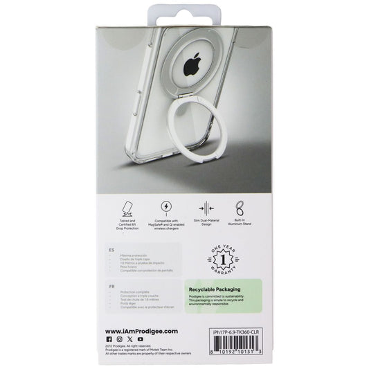 Prodigee Teek 360 Kickstand Case for MagSafe for Apple iPhone 17 Pro Max - Clear Cell Phone - Cases, Covers & Skins Prodigee - Simple Cell Bulk Wholesale Pricing - USA Seller