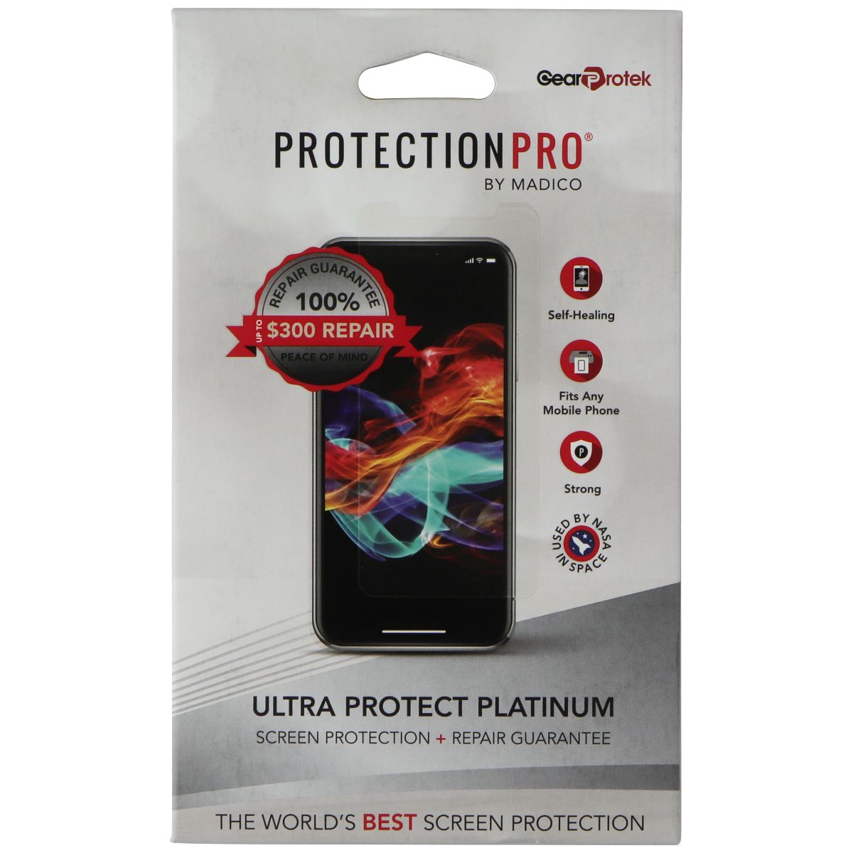 Protection Pro By Madico Ultra Protect Platinum Screen Protector - Universal Fit Cell Phone - Screen Protectors Protection Pro - Simple Cell Bulk Wholesale Pricing - USA Seller