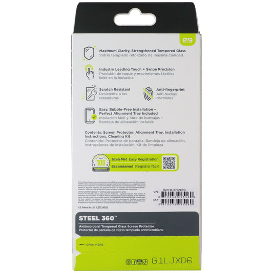 PureGear Steel 360 Tempered Glass Screen Protector for Google Pixel 10a Cell Phone - Screen Protectors PureGear - Simple Cell Bulk Wholesale Pricing - USA Seller
