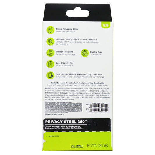 PureGear Privacy Steel 360 Tempered Screen Protector for Apple iPhone 16 Pro Max Cell Phone - Screen Protectors PureGear - Simple Cell Bulk Wholesale Pricing - USA Seller