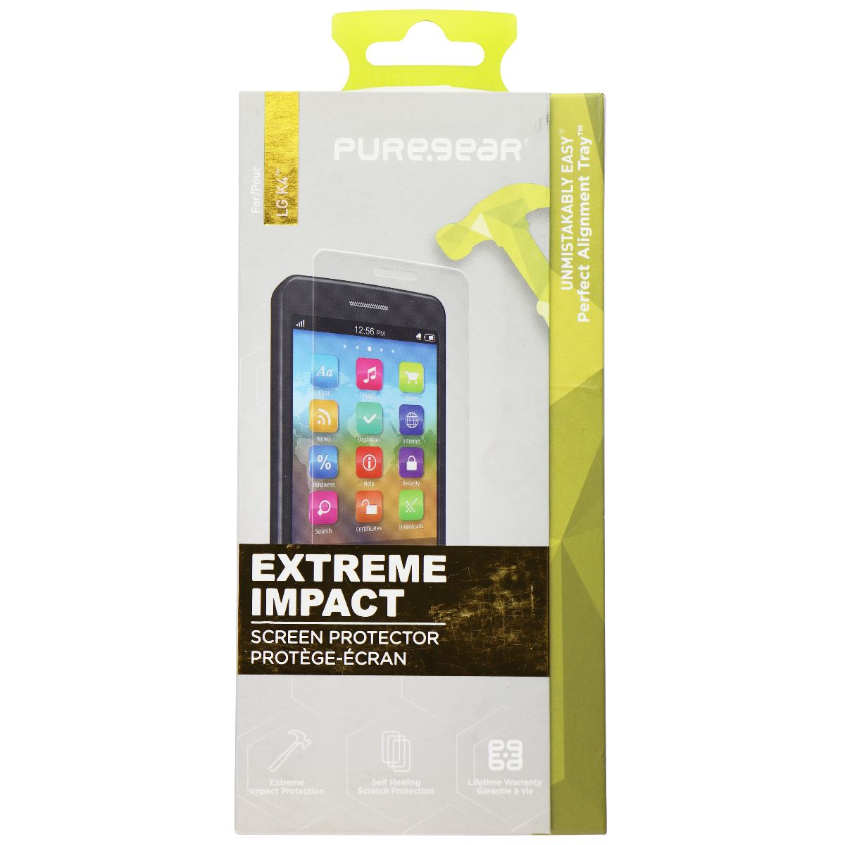 PureGear Extreme Impact Screen Protector for LG K4 (2016 Model) - Clear Cell Phone - Screen Protectors PureGear - Simple Cell Bulk Wholesale Pricing - USA Seller