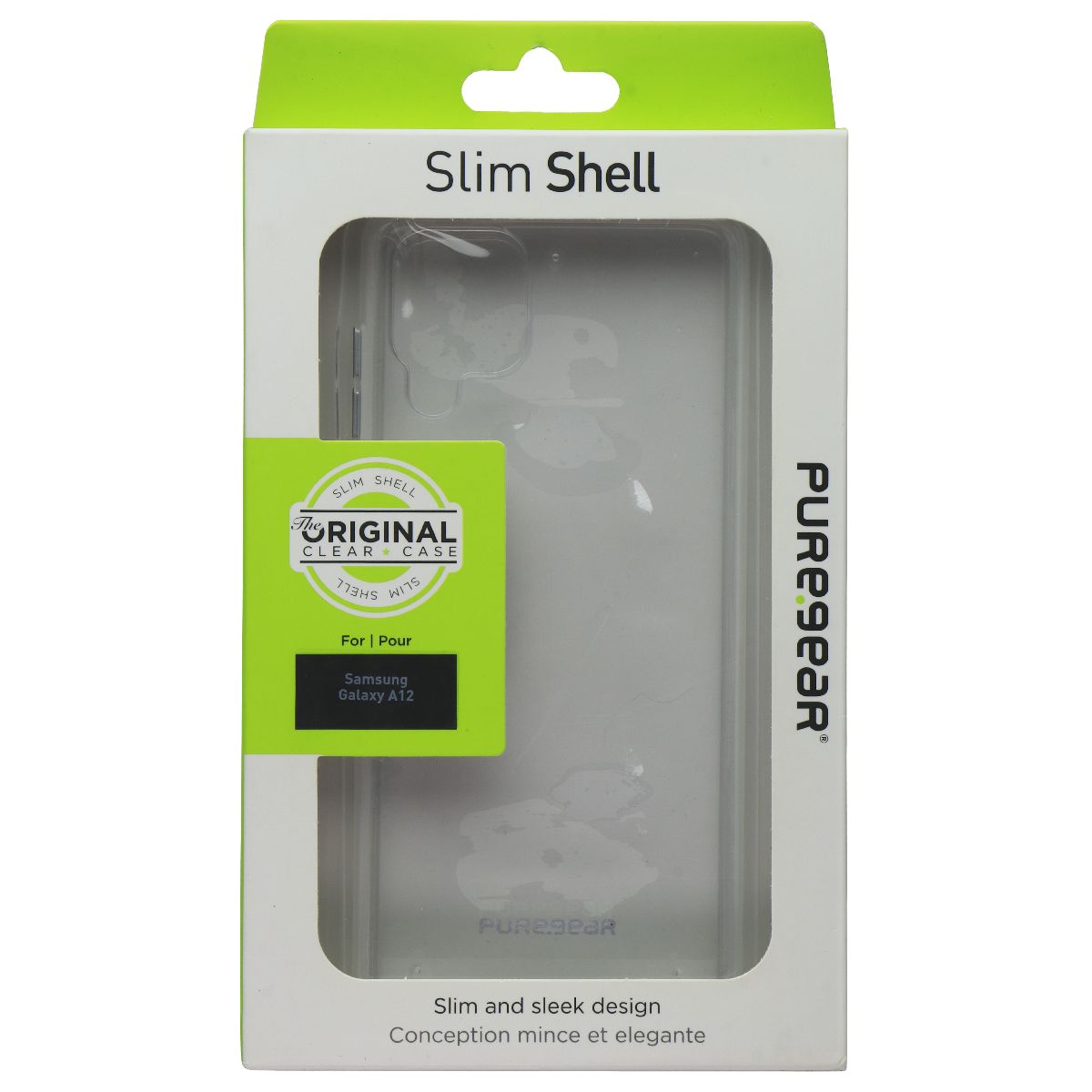 PureGear Slim Shell Series Case for Samsung Galaxy A12 (2020) - Clear Cell Phone - Cases, Covers & Skins PureGear - Simple Cell Bulk Wholesale Pricing - USA Seller