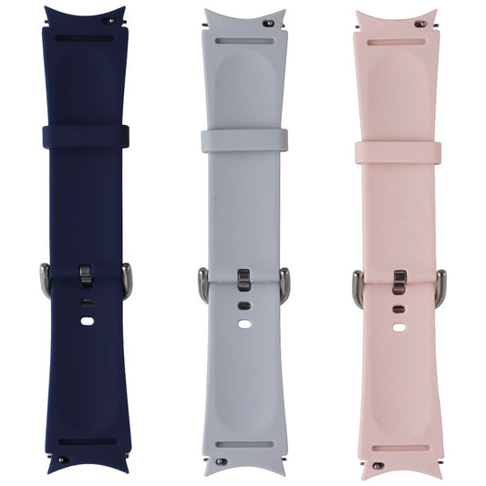 PureGear Silicone Watch Band Set for Galaxy Watch - Blue/Gray/Pink (3 Pack) Smart Watch Accessories - Watch Bands PureGear - Simple Cell Bulk Wholesale Pricing - USA Seller