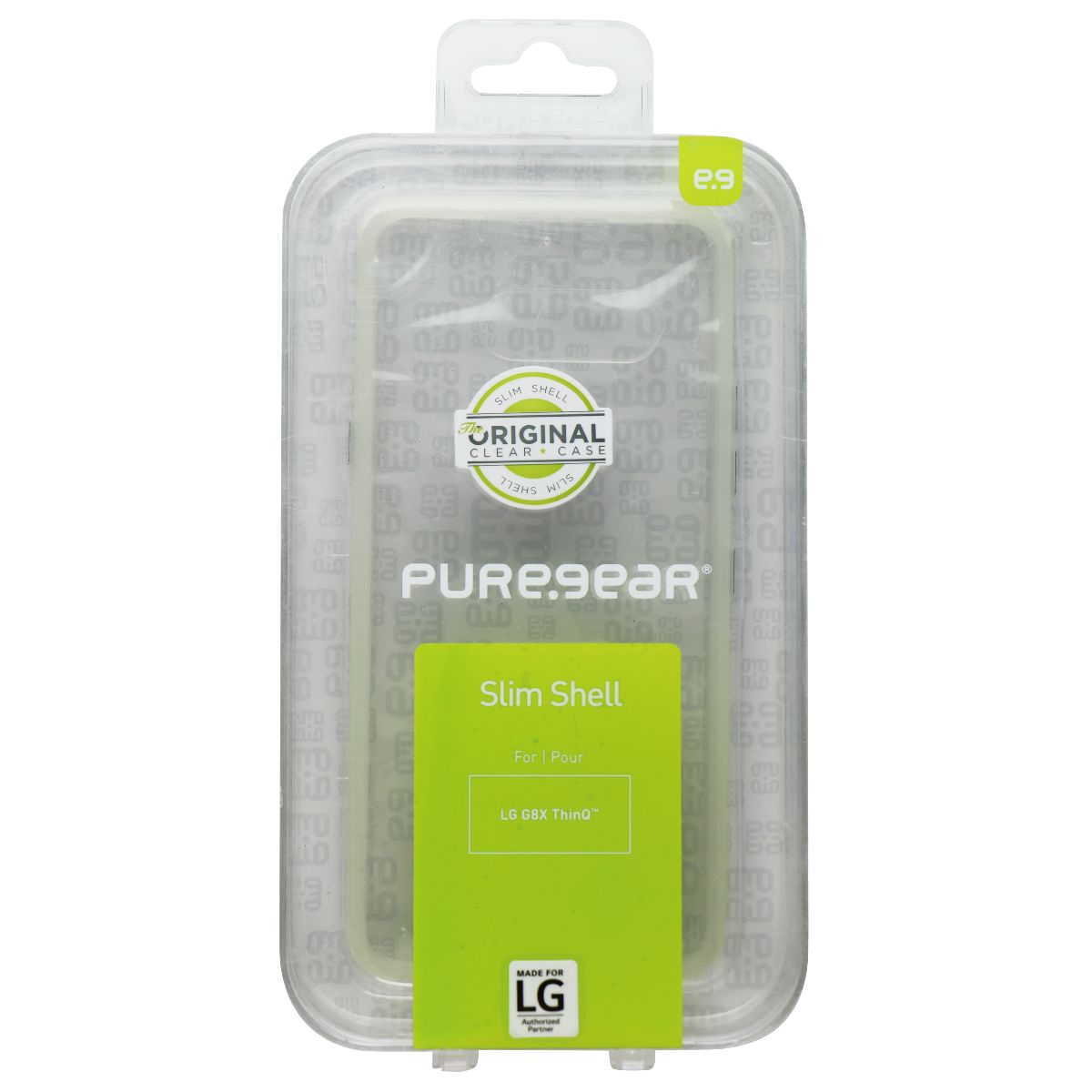 PureGear Slim Shell Series Hard Case for LG G8X ThinQ - Clear Cell Phone - Cases, Covers & Skins PureGear - Simple Cell Bulk Wholesale Pricing - USA Seller