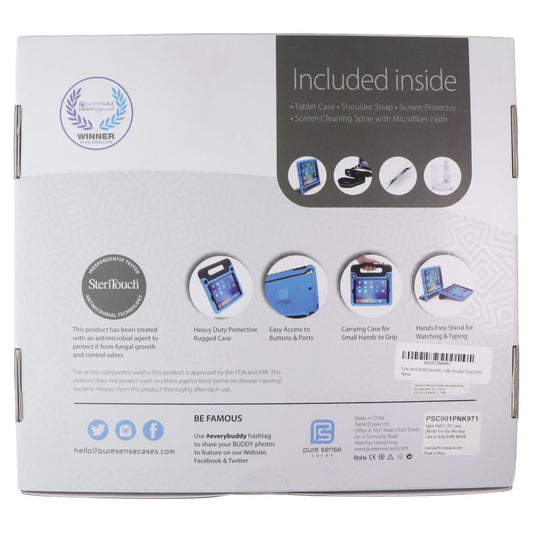 Pure Sense Buddy Tablet Case for Apple iPad 9.7 (2017) - Pink