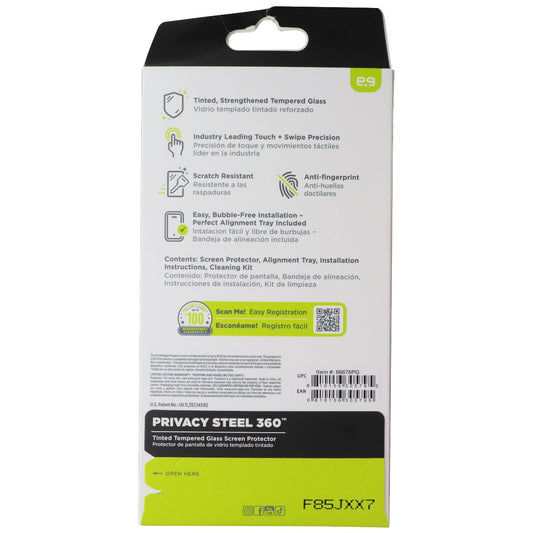 PureGear Steel 360 Glass Screen Protector for Apple iPhone 17 - Privacy Cell Phone - Screen Protectors PureGear - Simple Cell Bulk Wholesale Pricing - USA Seller