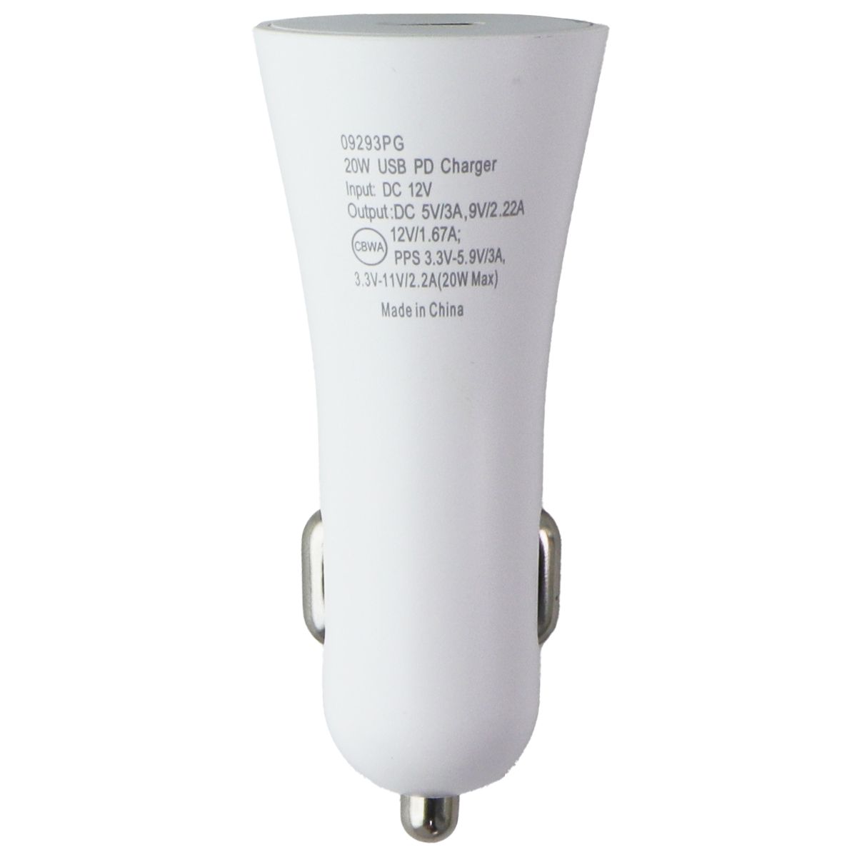 PureGear 20W USB-C Wall & Car Charger w/ USB-C to Lightning 8-Pin Cable - White Cell Phone - Chargers & Cradles PureGear - Simple Cell Bulk Wholesale Pricing - USA Seller