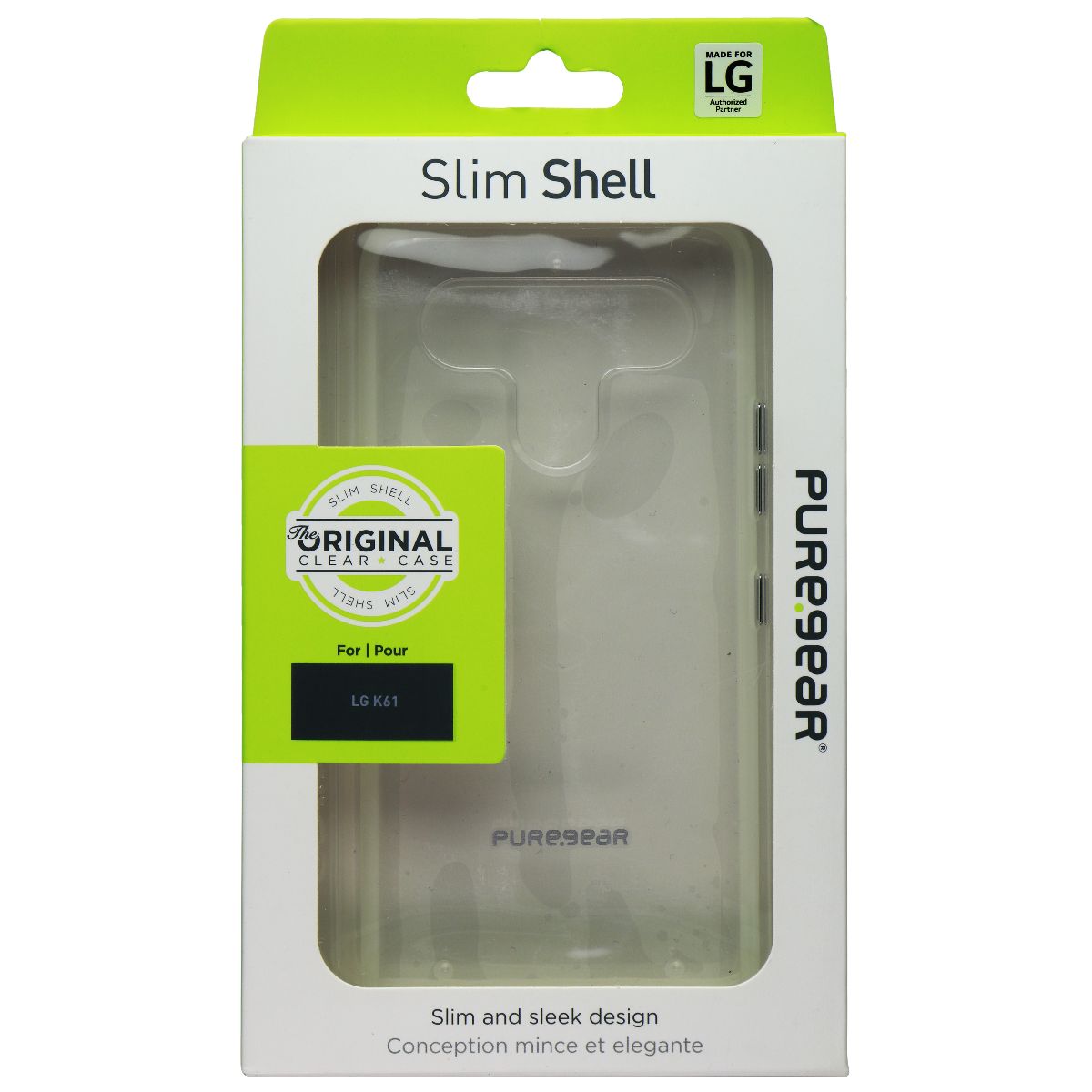 PureGear Slim Shell Case for LG K61 (2020) Smartphones - Clear Cell Phone - Cases, Covers & Skins PureGear - Simple Cell Bulk Wholesale Pricing - USA Seller