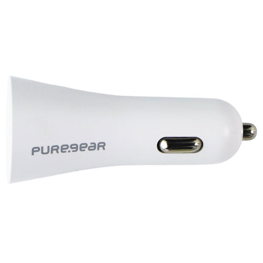 PureGear LightSpeed (45W) USB-C Single Port Car Charger - White (64000PG) Cell Phone - Chargers & Cradles PureGear - Simple Cell Bulk Wholesale Pricing - USA Seller