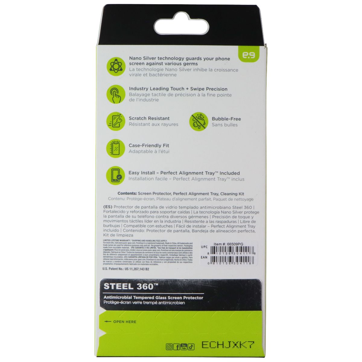 PureGear Steel 360 Tempered Glass Screen Protector for Samsung Galaxy S25 Cell Phone - Screen Protectors PureGear - Simple Cell Bulk Wholesale Pricing - USA Seller