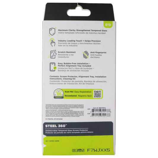 PureGear Steel 360 Tempered Glass Screen Protector for Apple iPhone 17 Pro Max Cell Phone - Screen Protectors PureGear - Simple Cell Bulk Wholesale Pricing - USA Seller