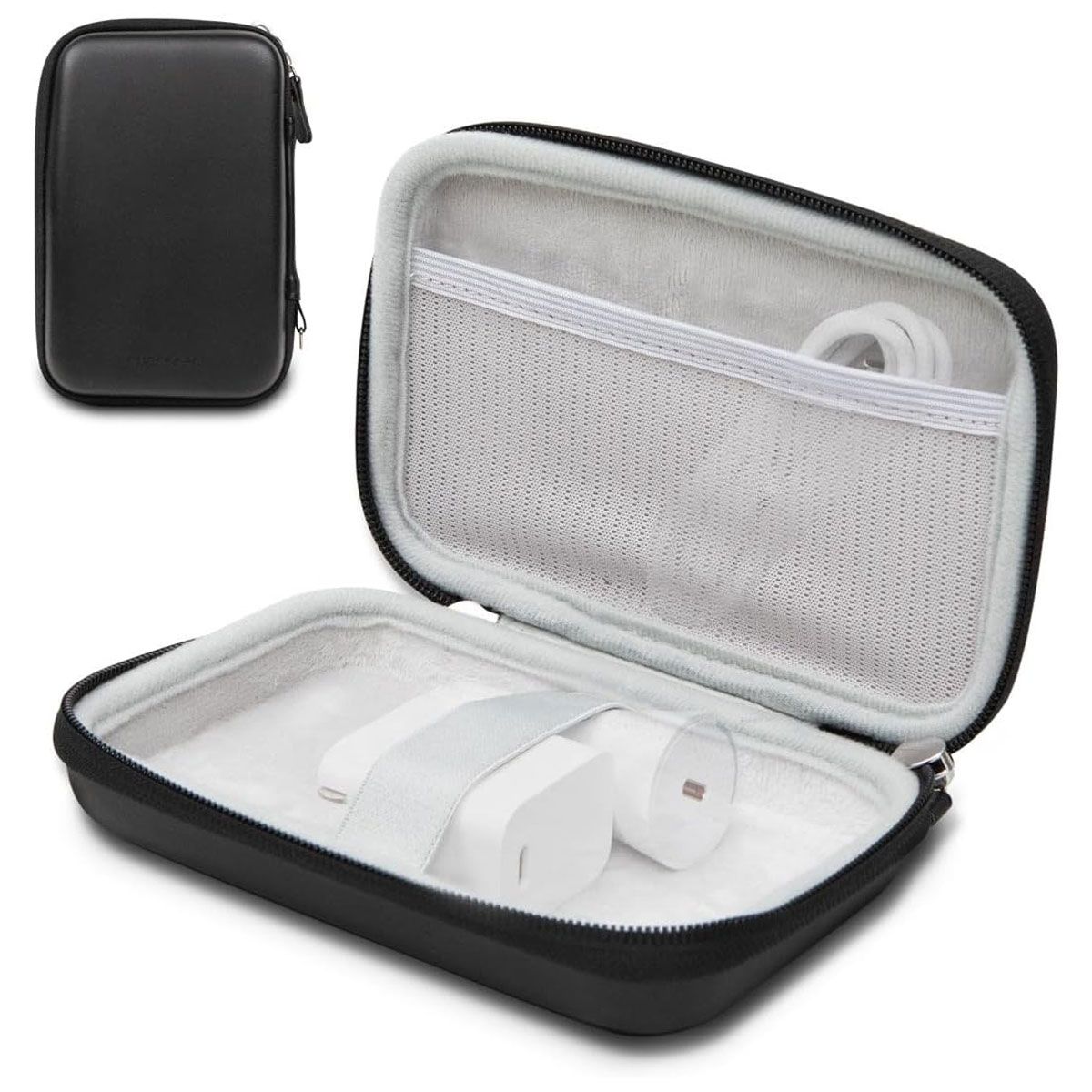 PureGear Travel Organizer Carry Case Zip-Up Pouch - Black Cell Phone - Cases, Covers & Skins PureGear - Simple Cell Bulk Wholesale Pricing - USA Seller