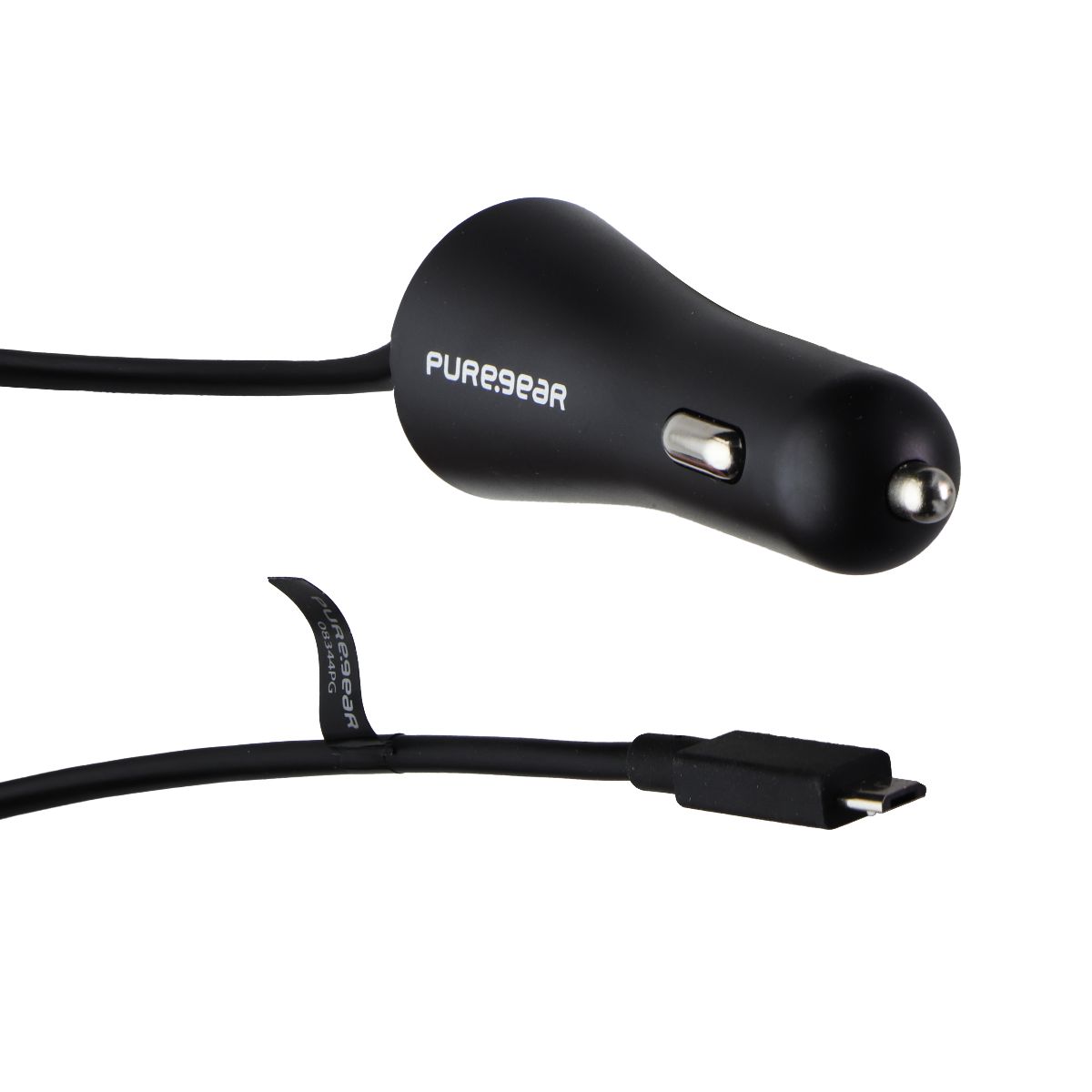 Pure Gear (12W/5FT) Micro-USB Car Charger Adapter - Black Cell Phone - Chargers & Cradles PURE GEAR - Simple Cell Bulk Wholesale Pricing - USA Seller