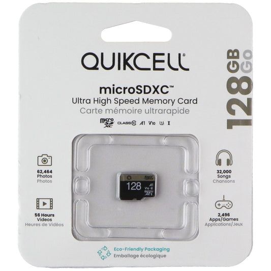 Quikcell MicroSDXC Ultra High Speed Memory Card - 128GB Cell Phone - Memory Cards Quikcell - Simple Cell Bulk Wholesale Pricing - USA Seller