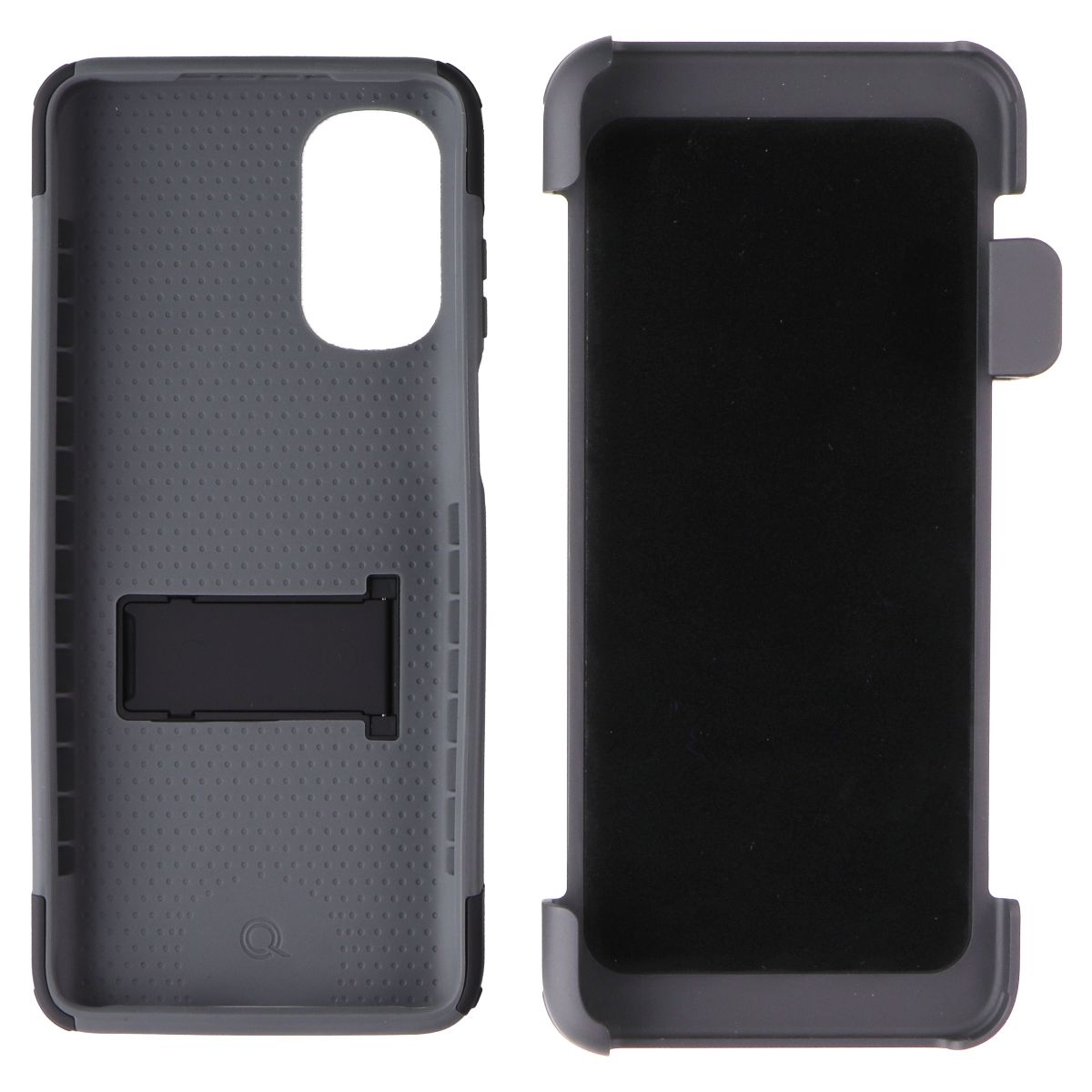 Quikcell Advocate + Holster for Motorola Moto G Stylus (2022) - Steel Black Cell Phone - Cases, Covers & Skins Quikcell - Simple Cell Bulk Wholesale Pricing - USA Seller