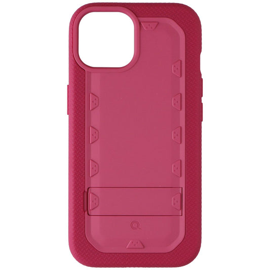 Quikcell Grand Advocate Series Kickstand Case for Apple iPhone 15 - Desert Pink