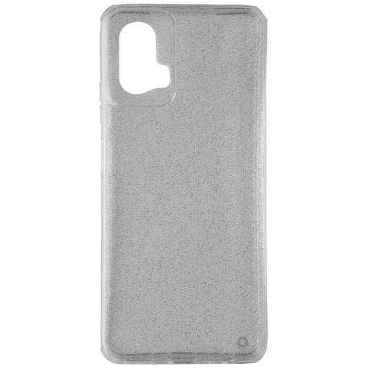Quikcell Icon Silver Shimmer Case for Moto G Power 5G 2024 - Glitter/Clear Cell Phone - Cases, Covers & Skins Quikcell - Simple Cell Bulk Wholesale Pricing - USA Seller