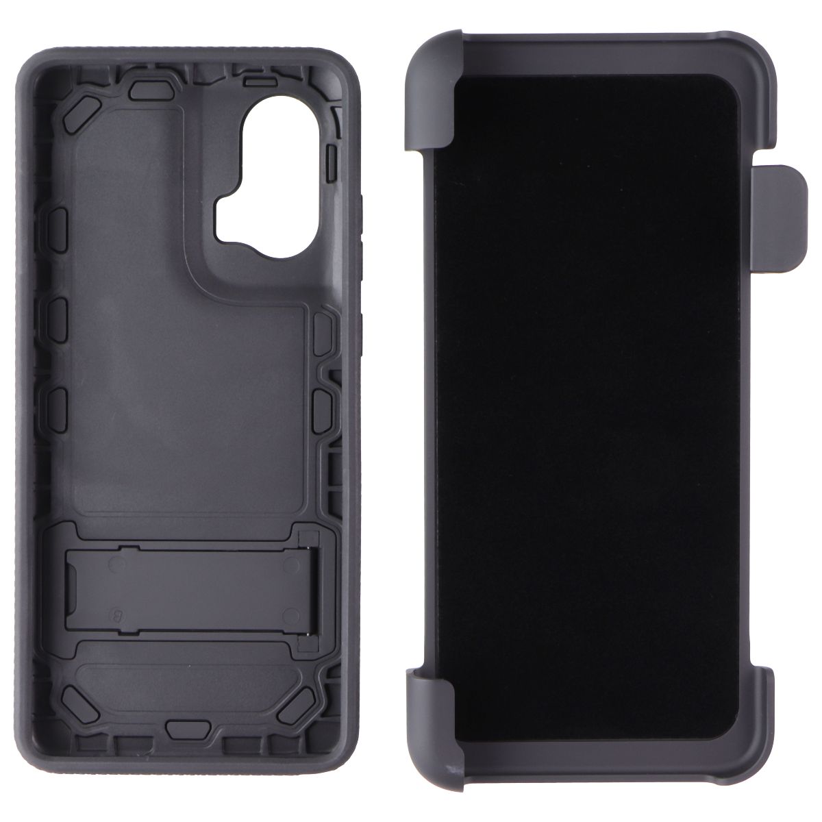 Quikcell Grand Advocate Case + Holster for Moto G Stylus 5G (2024) - Armor Black Cell Phone - Cases, Covers & Skins Quikcell - Simple Cell Bulk Wholesale Pricing - USA Seller
