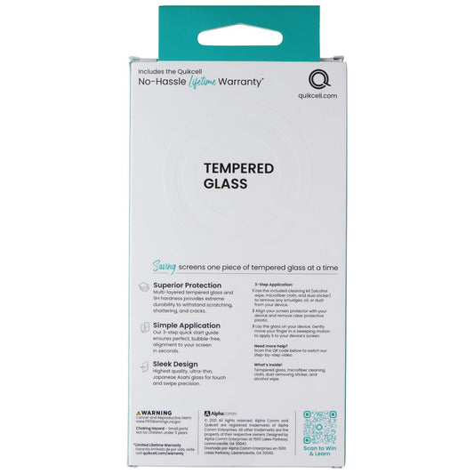 Quikcell Tempered Glass Screen Protector for Apple iPhone 11 / XR Cell Phone - Screen Protectors Quikcell - Simple Cell Bulk Wholesale Pricing - USA Seller
