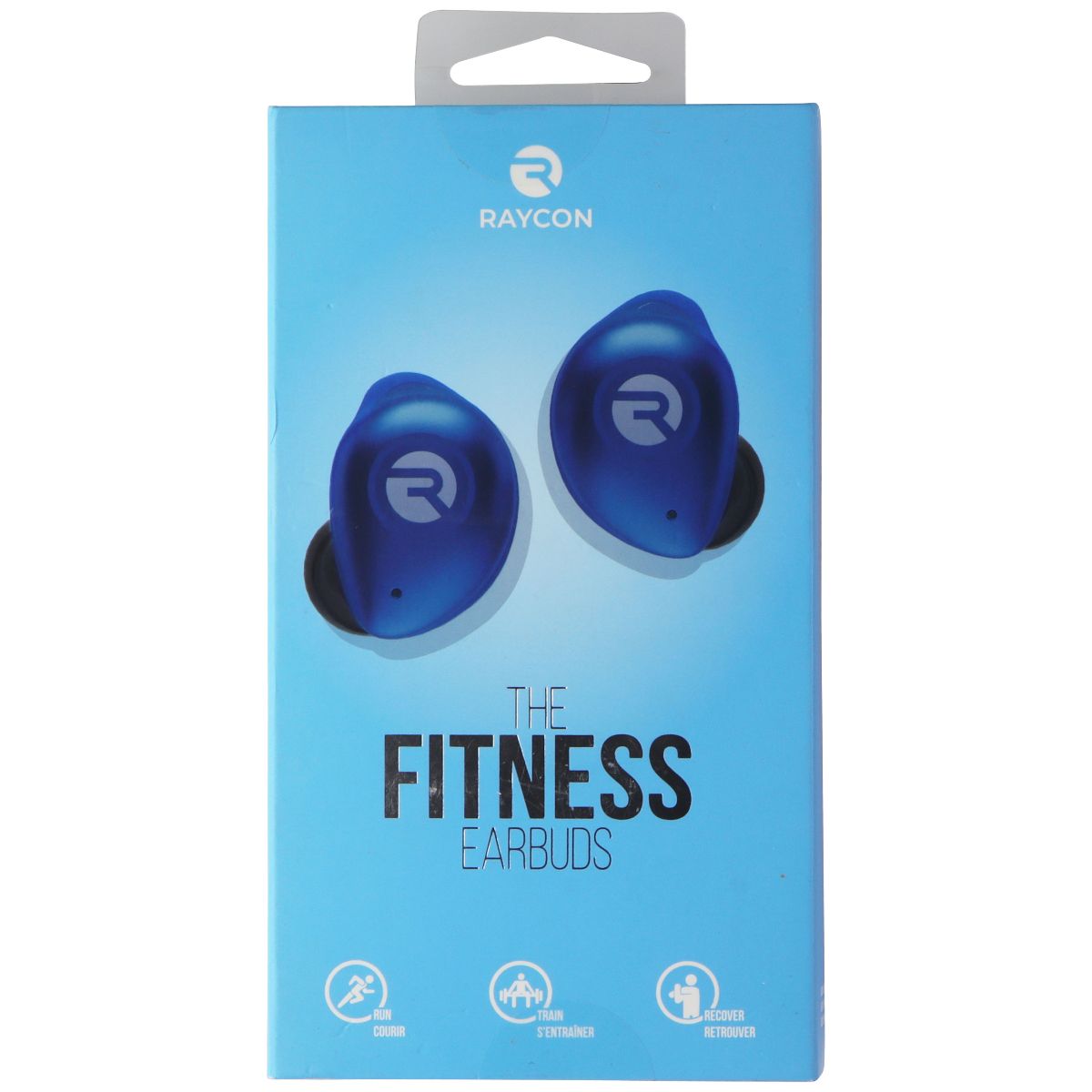 Raycon Fitness Earbuds with Charging Case - Blue Portable Audio - Headphones Raycon - Simple Cell Bulk Wholesale Pricing - USA Seller