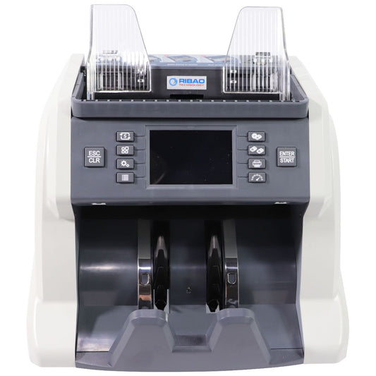 RIBAO BC-40 Mixed Denomination Money Counter Machine Money Handling & Counting - Bill & Cash Counting RIBAO - Simple Cell Bulk Wholesale Pricing - USA Seller