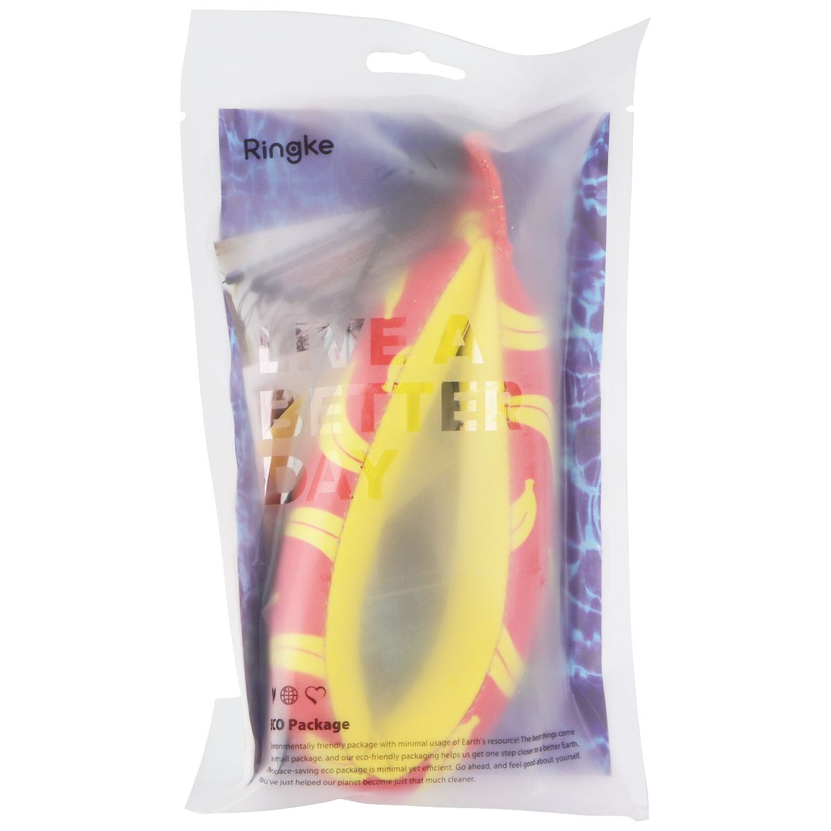 Ringke Waterproof Floating Straps (2 Pack) - Palm Leaves / Banana Cell Phone - Armbands Ringke - Simple Cell Bulk Wholesale Pricing - USA Seller