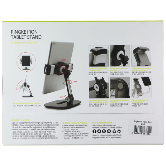 Ringke Iron Tablet Stand Stable Mounting Stand - Black