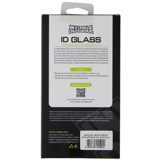 Ringke ID Glass Screen Protector for Samsung Galaxy A52/A52 5G/A52S 5G Cell Phone - Screen Protectors Ringke - Simple Cell Bulk Wholesale Pricing - USA Seller
