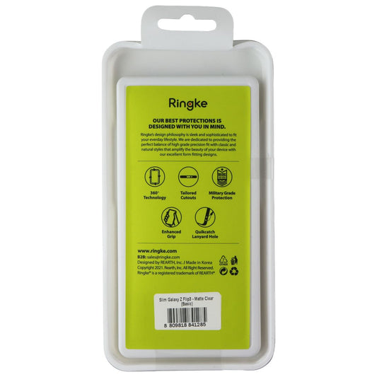Ringke Slim Series Case for Samsung Galaxy Z Flip3 5G - Matte Clear Cell Phone - Cases, Covers & Skins Ringke - Simple Cell Bulk Wholesale Pricing - USA Seller