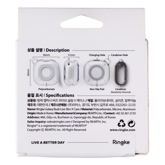 Ringke Slim X Case for Galaxy Buds Live / FE / 2 Pro / Buds 2 / Buds Pro - White