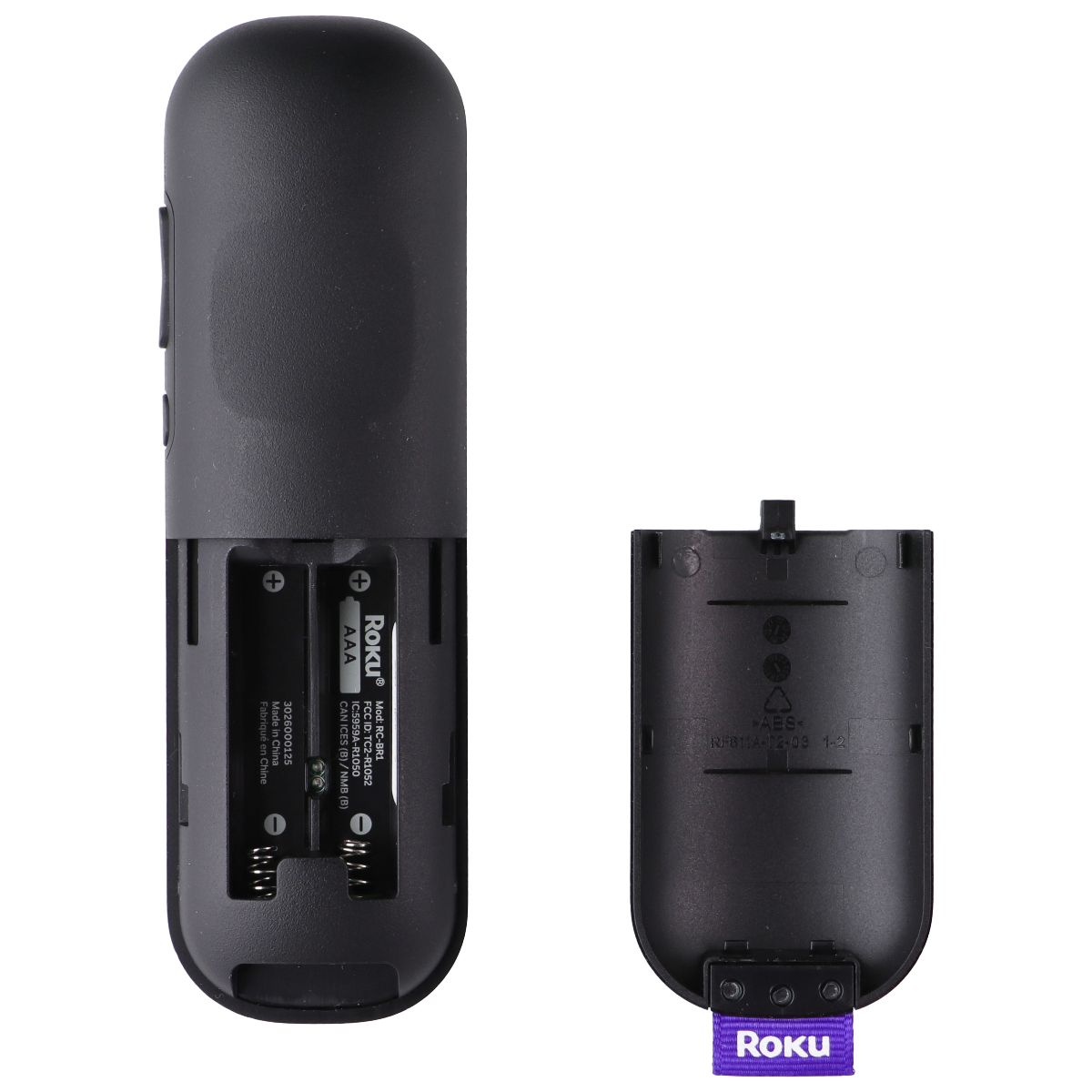 Roku Voice Remote (RC-BR1) with Netflix/Disney+/Apple+/Prime Video Shortcuts TV, Video & Audio Accessories - Remote Controls Roku - Simple Cell Bulk Wholesale Pricing - USA Seller