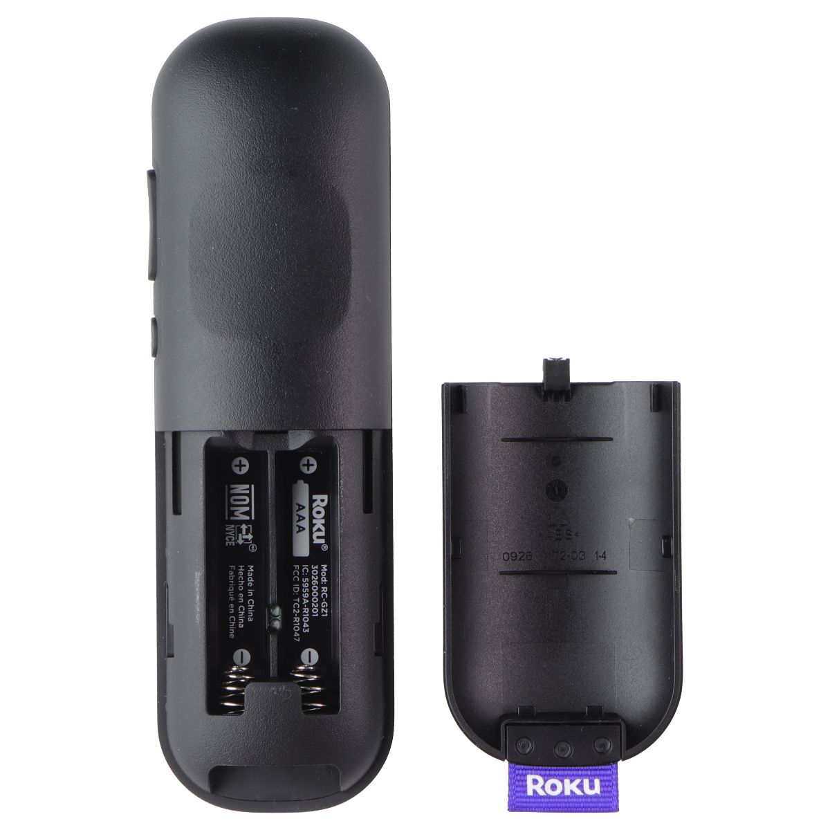 Roku Voice Remote w/ Netflix/Disney+/AppleTV+/Prime Video Keys (RC-GZ1) - Black TV, Video & Audio Accessories - Remote Controls Roku - Simple Cell Bulk Wholesale Pricing - USA Seller