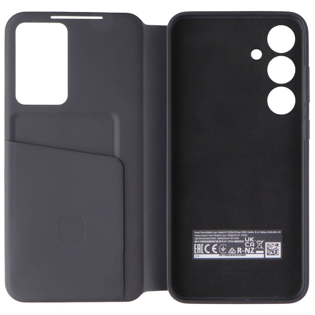 Samsung S-View Wallet Case for Galaxy S24+ / Black (EF-ZS926CBEVZW)