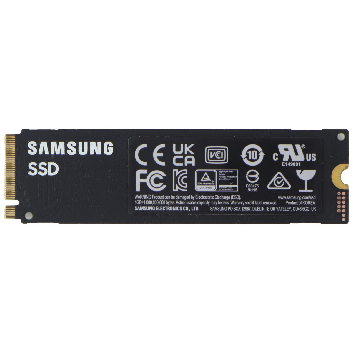 Samsung V-NAND SSD 980 (500GB) NVMe M.2 2280 Solid State Drive (MZ-V8V500) Digital Storage - Solid State Drives Samsung - Simple Cell Bulk Wholesale Pricing - USA Seller
