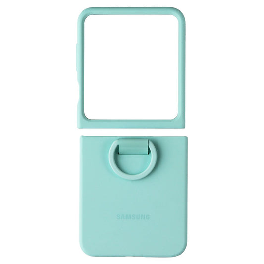 Samsung Official Silicone Case with Ring for Galaxy Z Flip7 FE/Z Flip6 - Mint Cell Phone - Cases, Covers & Skins Samsung - Simple Cell Bulk Wholesale Pricing - USA Seller