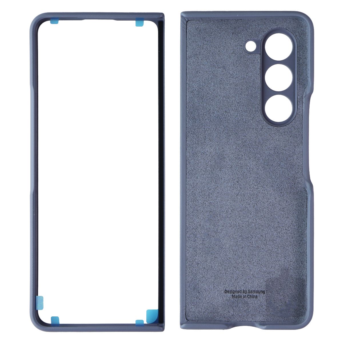Samsung Eco-Leather Case for Galaxy Z Fold5 - Icy Blue Cell Phone - Cases, Covers & Skins Samsung - Simple Cell Bulk Wholesale Pricing - USA Seller