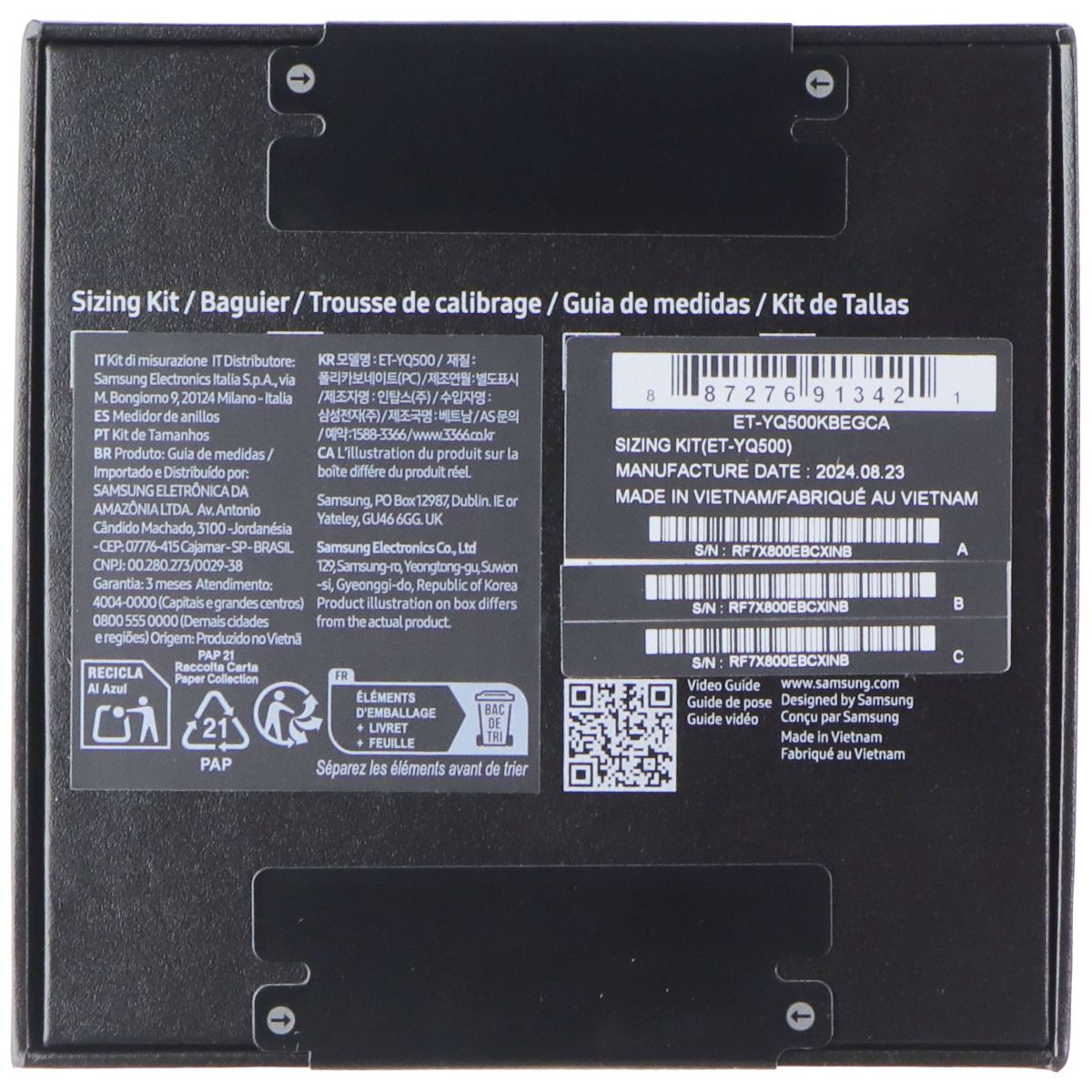 Samsung Galaxy Smart Ring Sizing Kit with Sizes 5-13 (9 Pieces Total) Fitness Technology - Activity Trackers Samsung - Simple Cell Bulk Wholesale Pricing - USA Seller