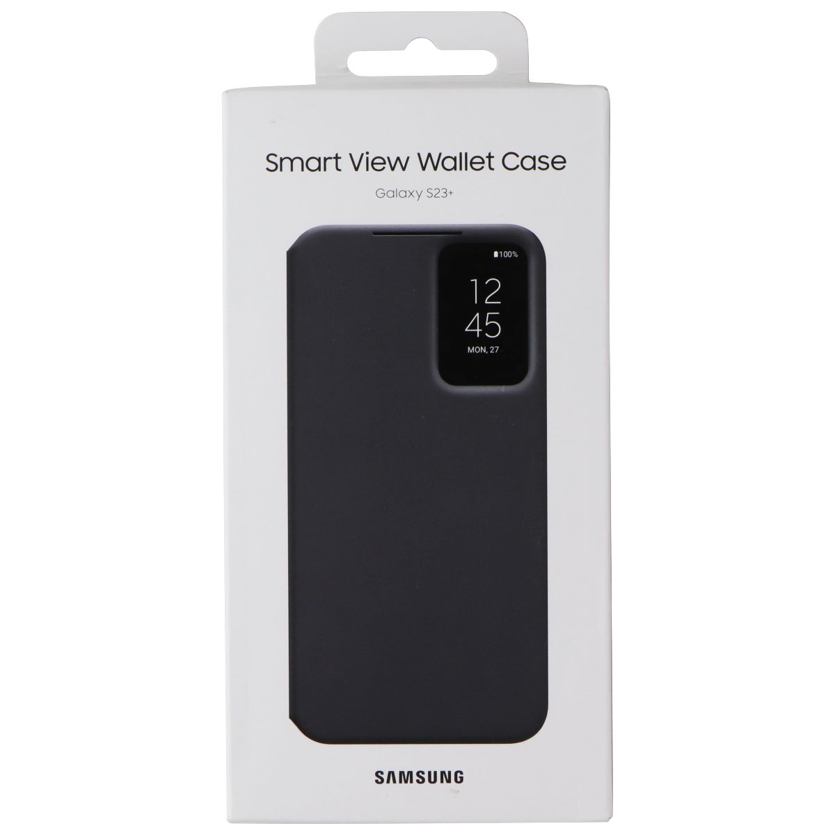 Samsung Smart View Wallet Case for Galaxy S23+ (Plus) - Black Cell Phone - Cases, Covers & Skins Samsung - Simple Cell Bulk Wholesale Pricing - USA Seller