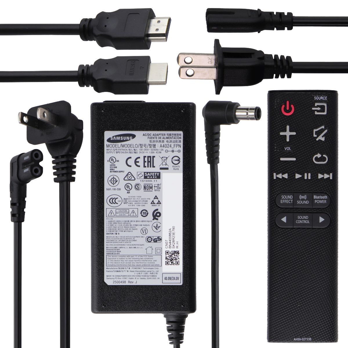 Samsung 5.1-Ch Dolby Digital 5.1 / DTS Virtual:X Soundbar & Subwoofer HW-Q59CT Home Multimedia - Home Speakers & Subwoofers Samsung - Simple Cell Bulk Wholesale Pricing - USA Seller