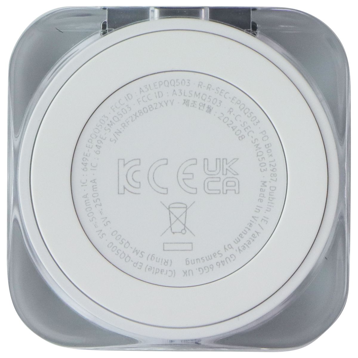 Samsung Galaxy AI Smart Ring Bluetooth Fitness Tracker - Size 10/Titanium Black