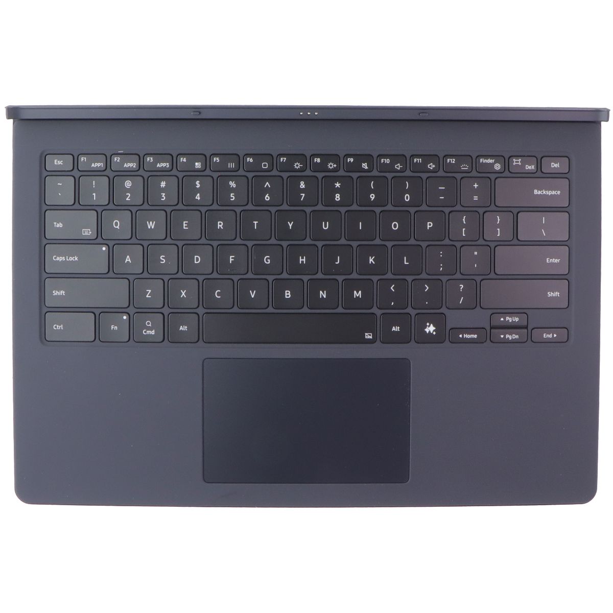 Samsung Book Cover Keyboard for Galaxy Tab S10 Ultra / S9 Ultra - Black / AI KEY