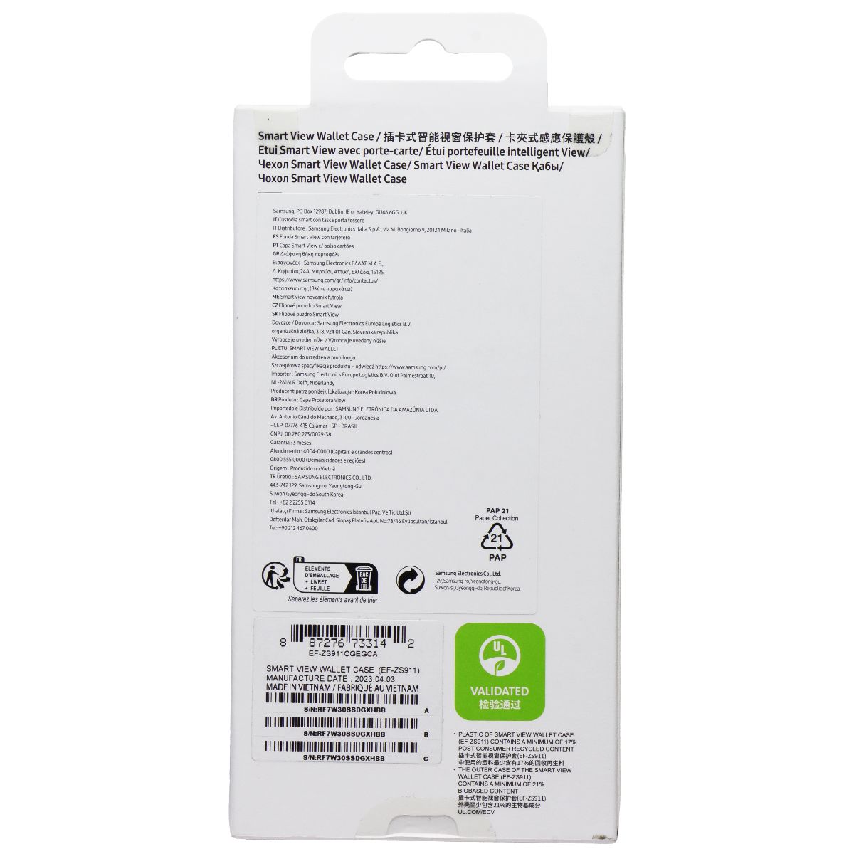 Samsung Smart View Wallet Case for Galaxy S23 - Green Cell Phone - Cases, Covers & Skins Samsung - Simple Cell Bulk Wholesale Pricing - USA Seller