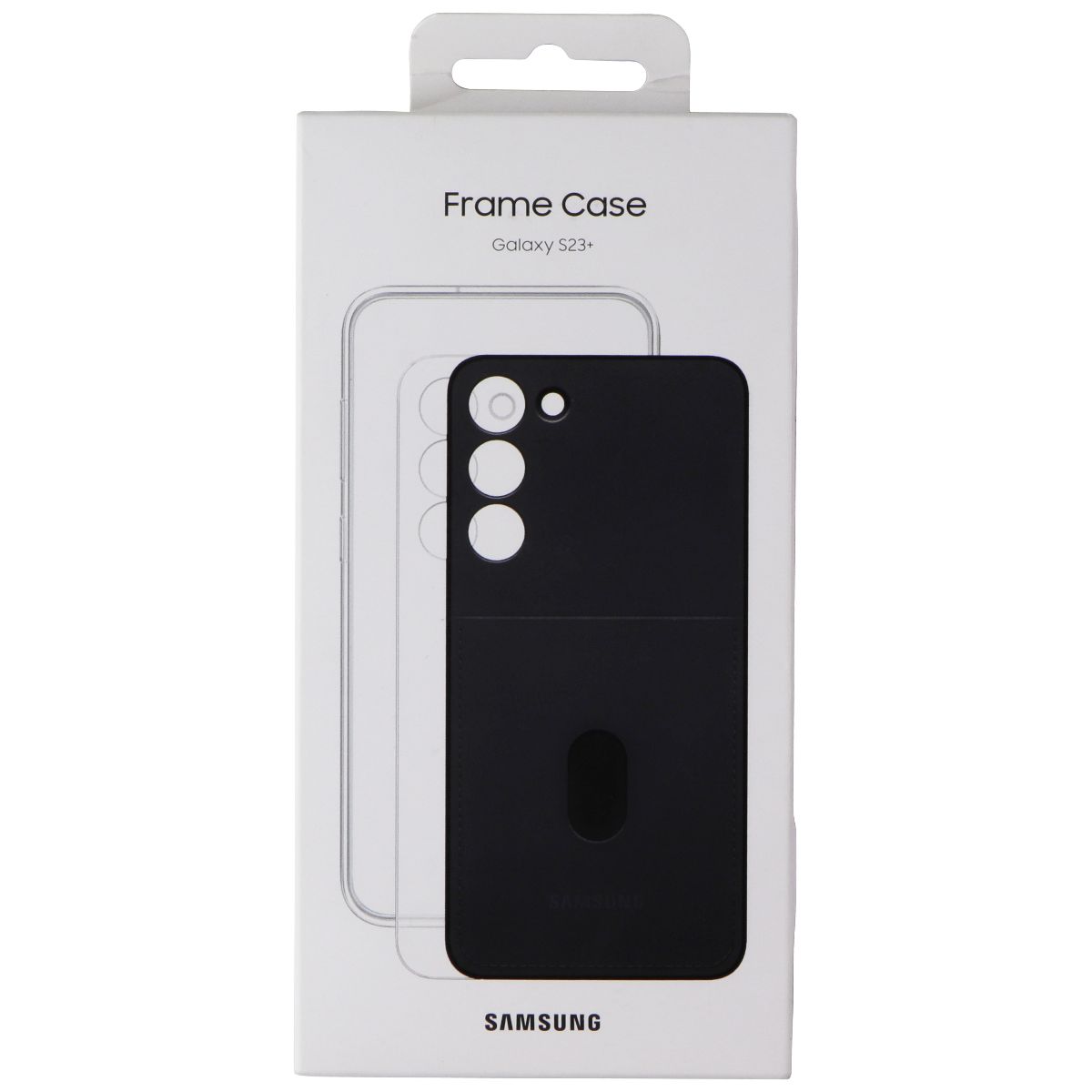 Samsung Frame Case for Galaxy S23+(Plus) with Interchangeable Backplates - BK/CL Cell Phone - Cases, Covers & Skins Samsung - Simple Cell Bulk Wholesale Pricing - USA Seller