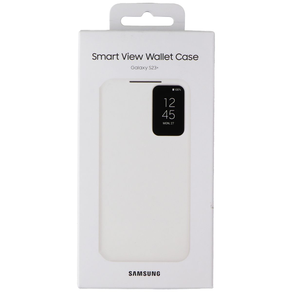 Samsung Smart View Wallet Case for Galaxy S23+ (Plus) - Cream Cell Phone - Cases, Covers & Skins Samsung - Simple Cell Bulk Wholesale Pricing - USA Seller
