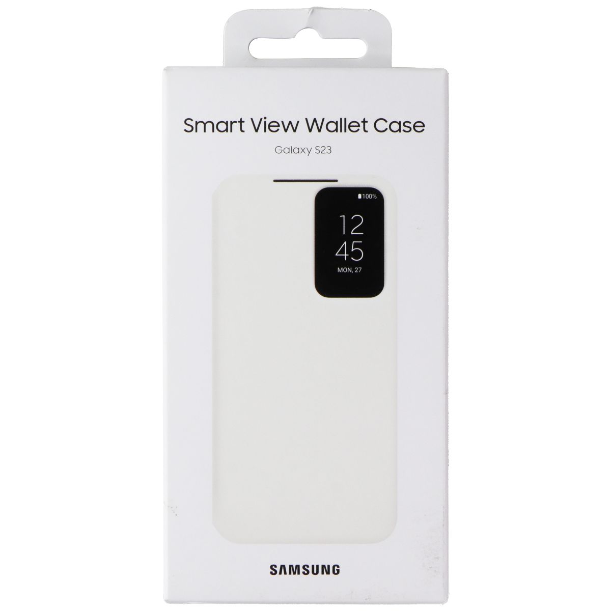 Samsung Smart View Wallet Case for Galaxy S23 - Cream Cell Phone - Cases, Covers & Skins Samsung - Simple Cell Bulk Wholesale Pricing - USA Seller