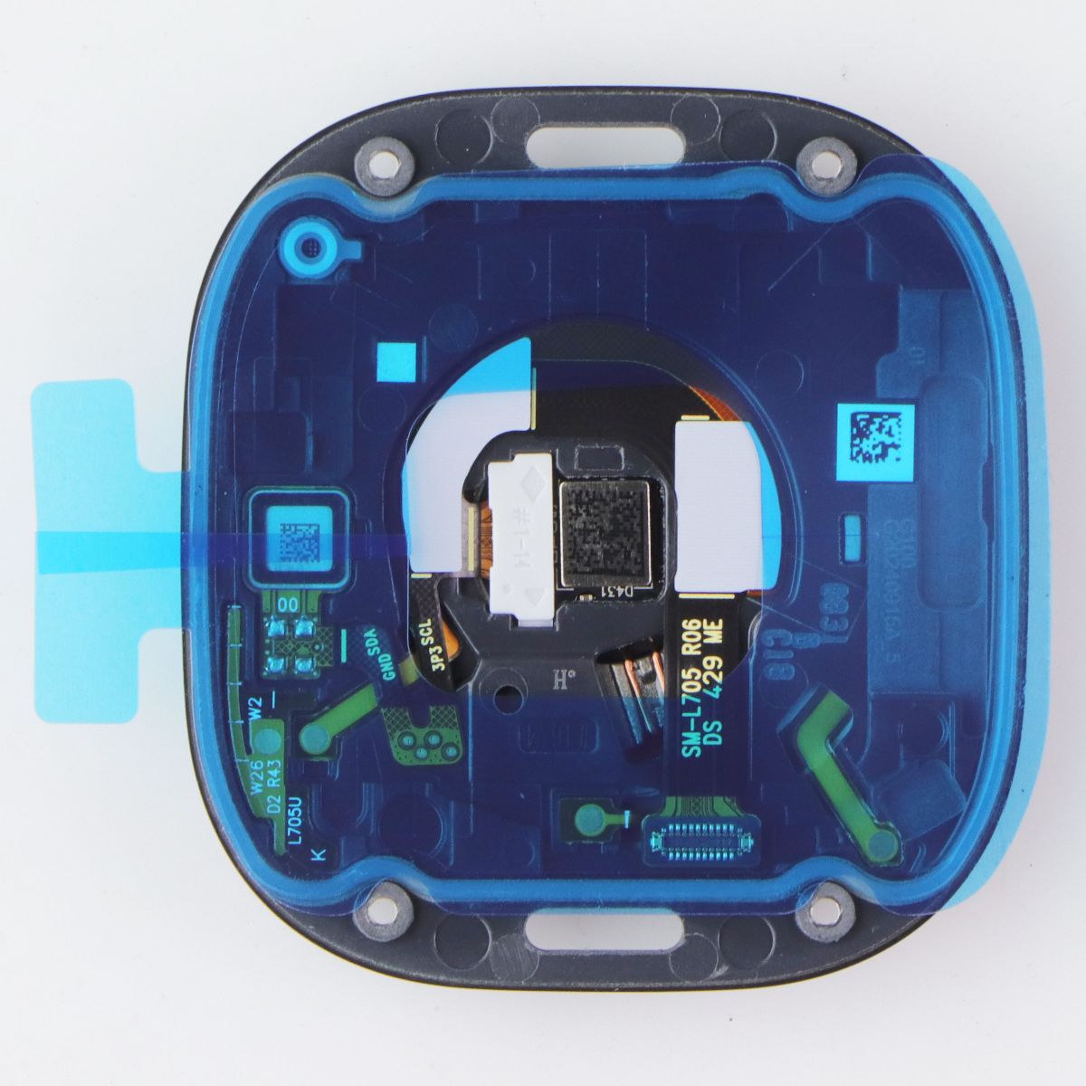 Repair Part MEA Rear Case w/ Sensor for Galaxy Watch Ultra 47mm - Black -L705 Cell Phone - Replacement Parts & Tools Samsung - Simple Cell Bulk Wholesale Pricing - USA Seller