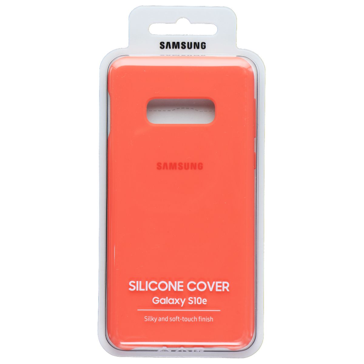 Samsung Official Silicone Cover for Galaxy S10e - Coral Red Cell Phone - Cases, Covers & Skins Samsung - Simple Cell Bulk Wholesale Pricing - USA Seller